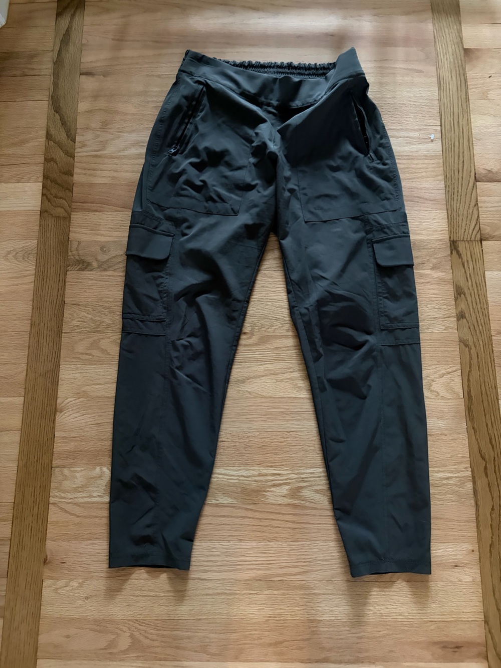 Athleta Charcoal Cargo Chelsea Pants